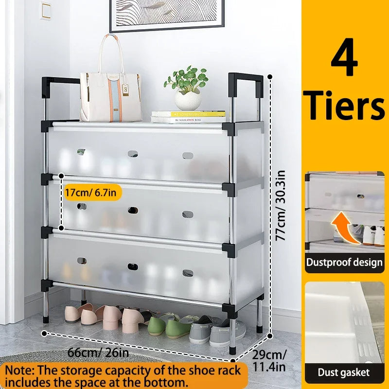 OmniFix® Multi layers Dust Proof Shoe Rack