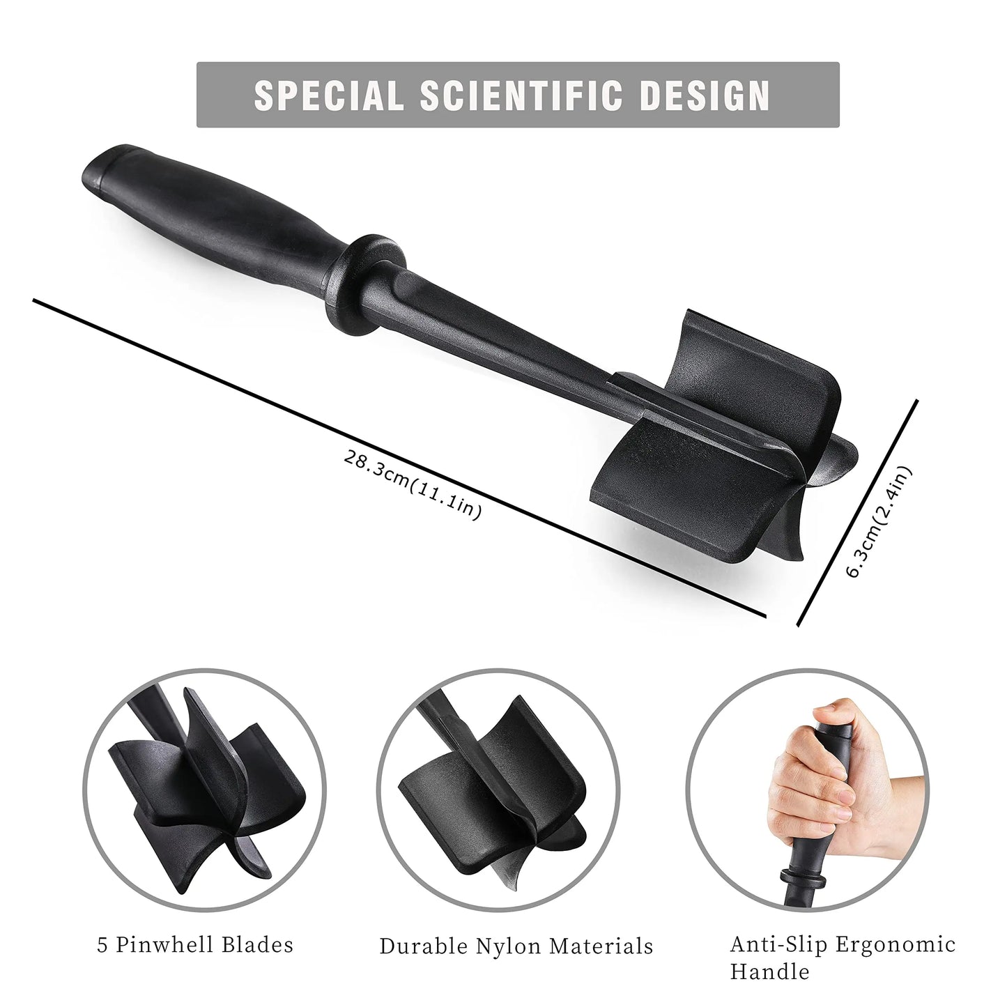 OmniFix® 1 Pc Ground Meat Chopper & Masher