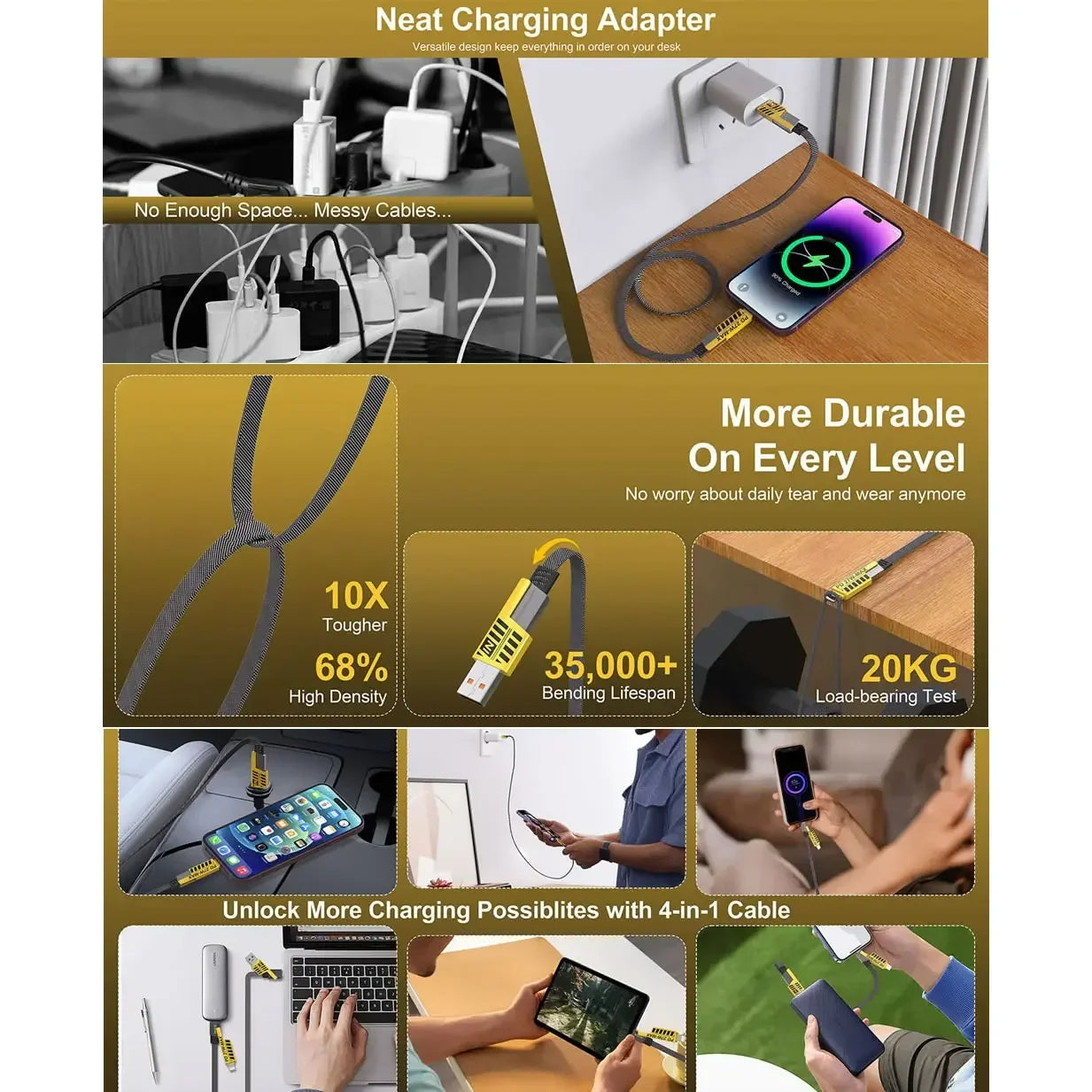 OmniFix® 4 in 1 Multifunctional Data Cable