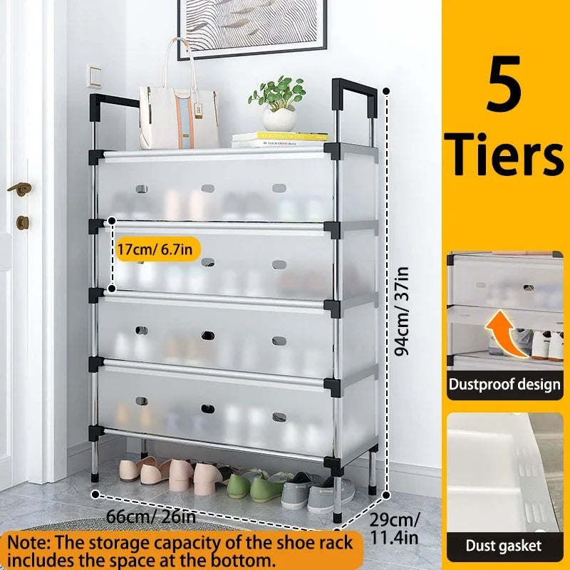 OmniFix® Multi layers Dust Proof Shoe Rack