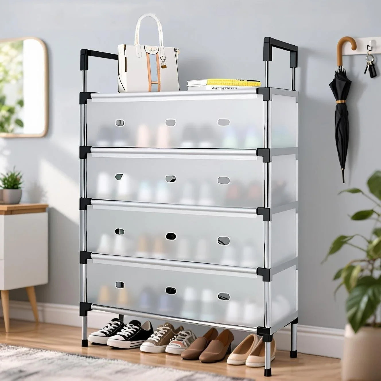 OmniFix® Multi layers Dust Proof Shoe Rack