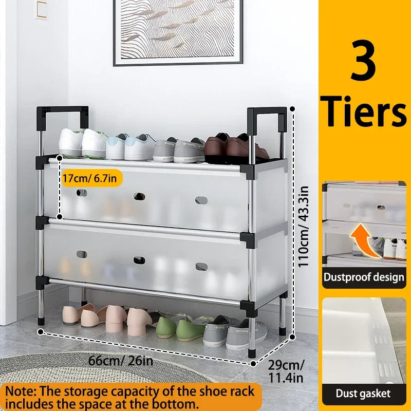 OmniFix® Multi layers Dust Proof Shoe Rack