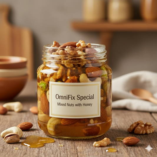 OmniFix® Fresh Premium Quality Mixed Nuts with Honey