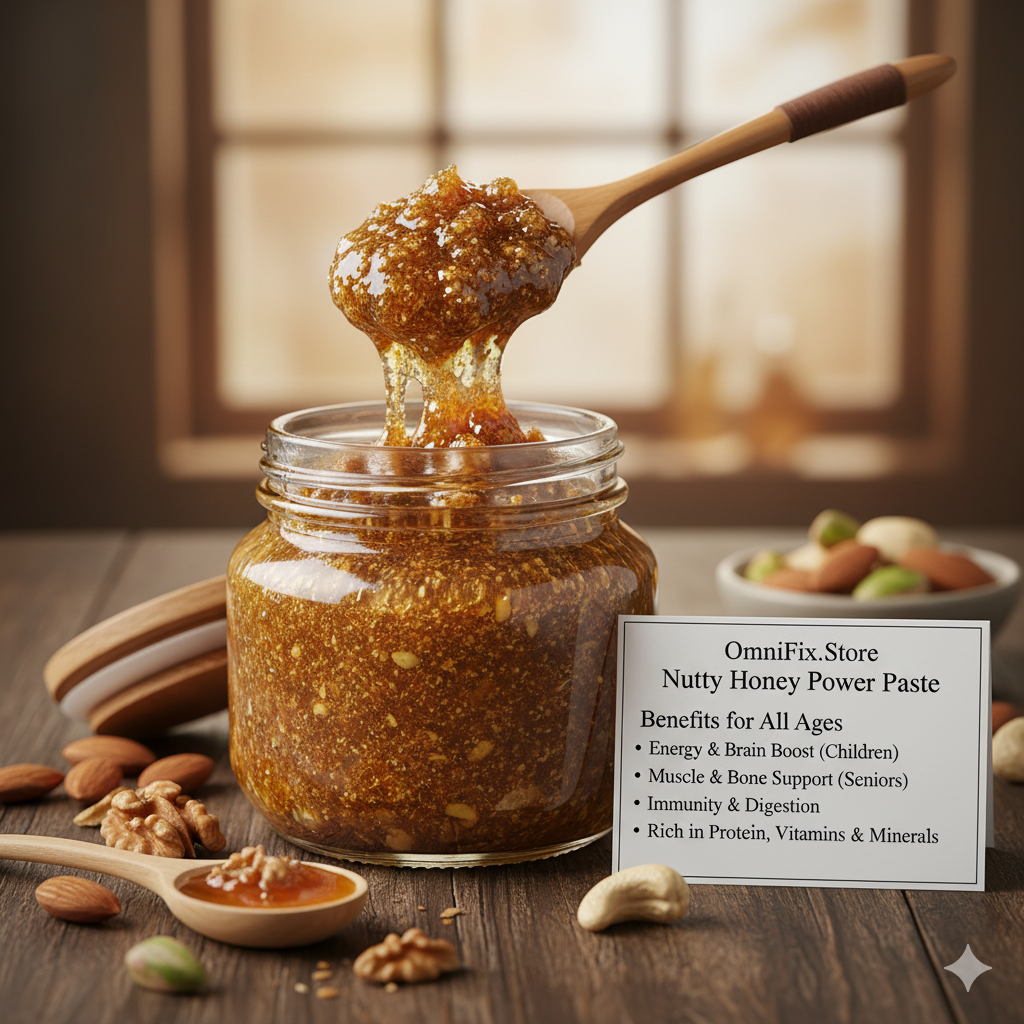 OmniFix® Fresh Premium Quality Mixed Nuts Powder with Honey
