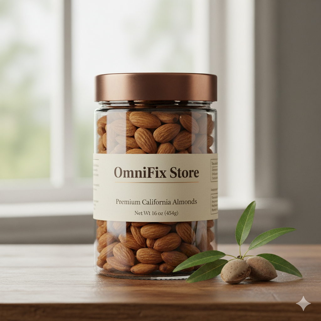OmniFix® Fresh Premium Quality Almonds (without shell)