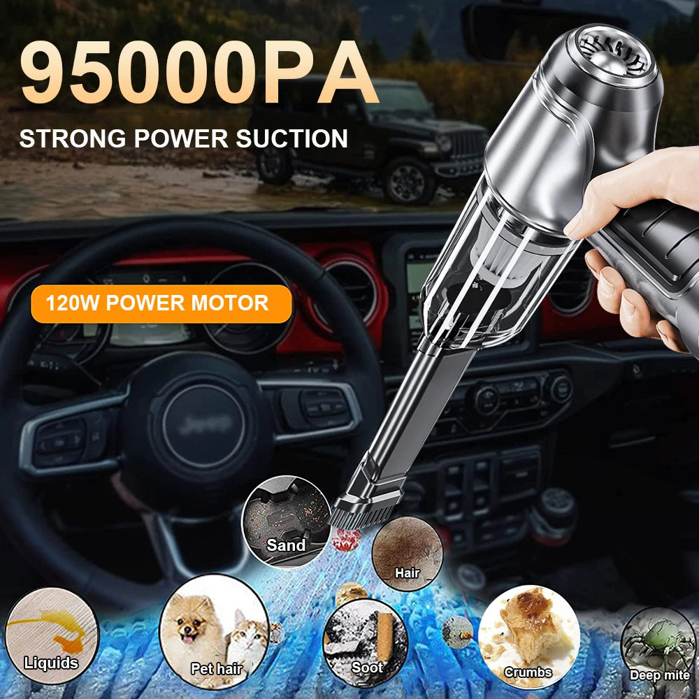 OmniFix® 3 in 1 Portable Car Vacuum Cleaner